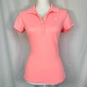 y2k preppy aeropostale baby salmon pink polo baby tee shirt